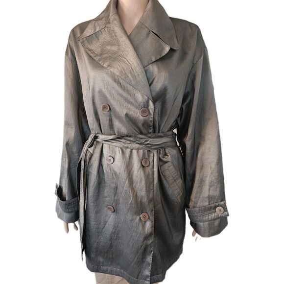 GEORGIOU STUDIO GRAY JACKET SIZE 8 - Picture 2 of 11